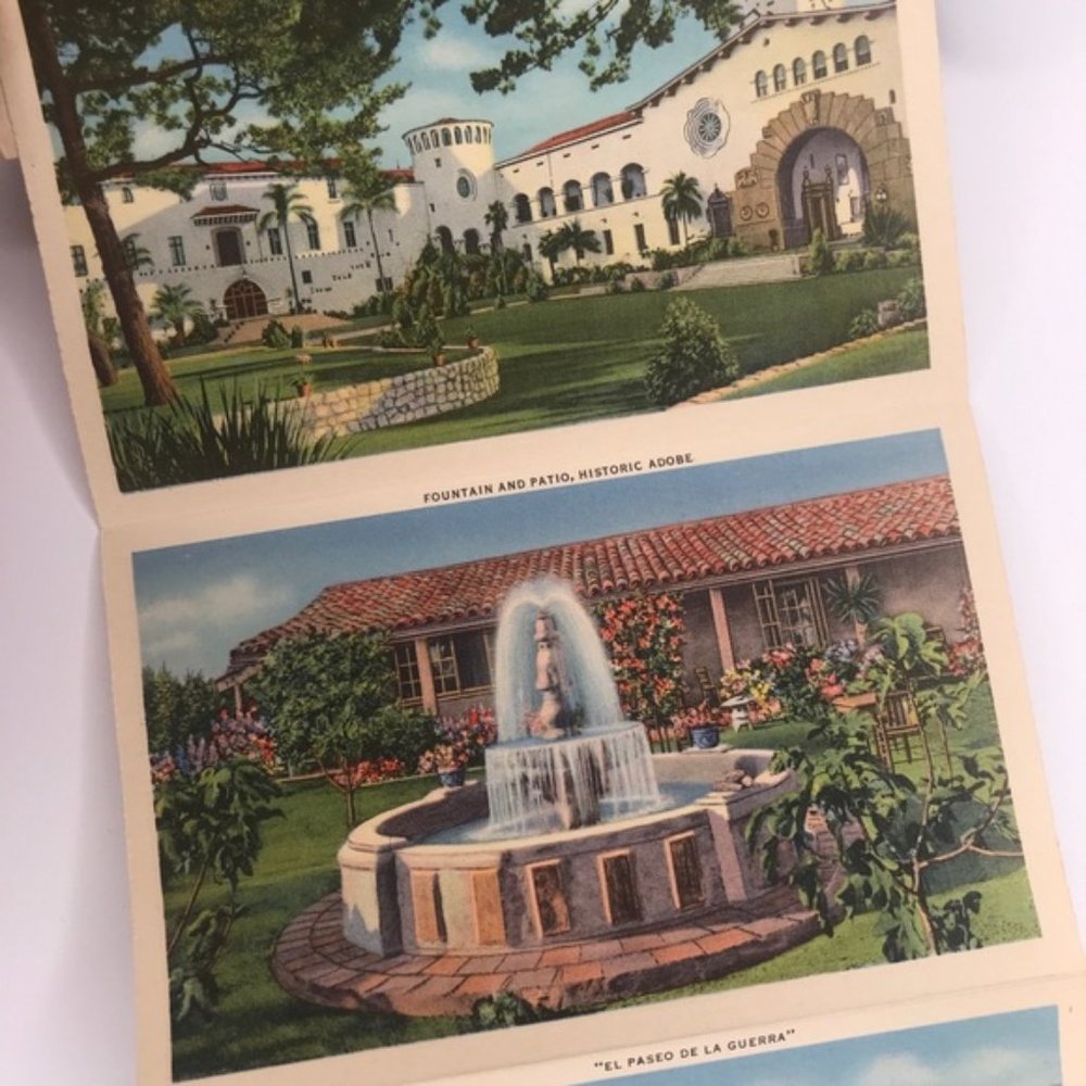 Vintage Santa Barbara CA Souvenir Postcard Book - Picture 4 of 8